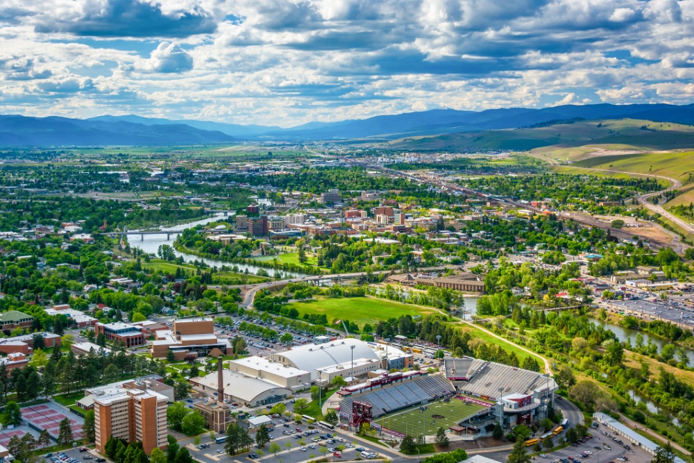 View of Missoula from Mount Sentinel